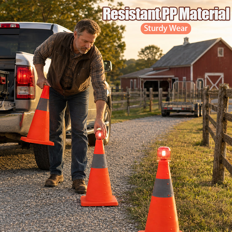 Foldable Reflective Home &amp; Car Safety Traffic Cone