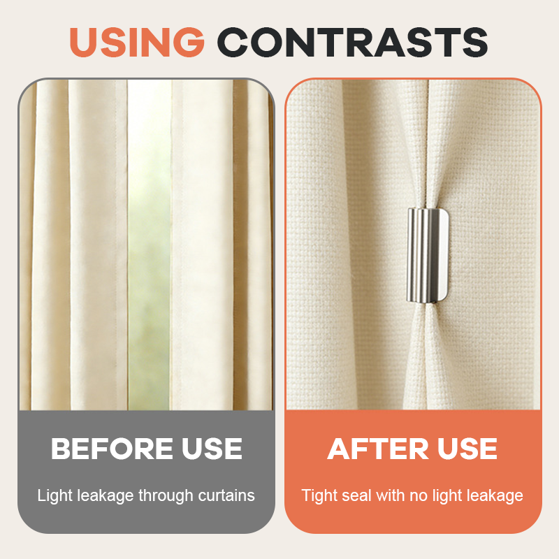 Magnetic Blackout Curtain Clips