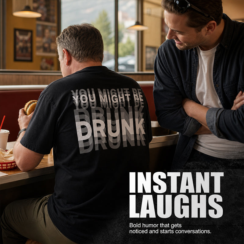 Men's Funny Quote Print T-Shirt