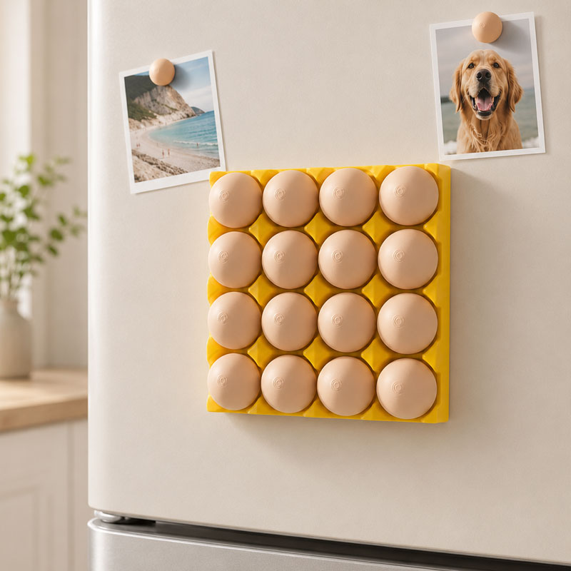 Egg Carton Refrigerator Magnet
