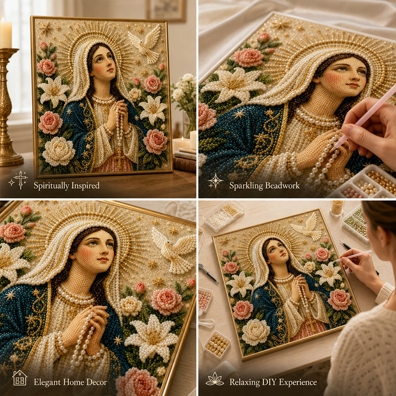 DIY Virgin Mary Diamond Painting Kit - Commemorative Art Set