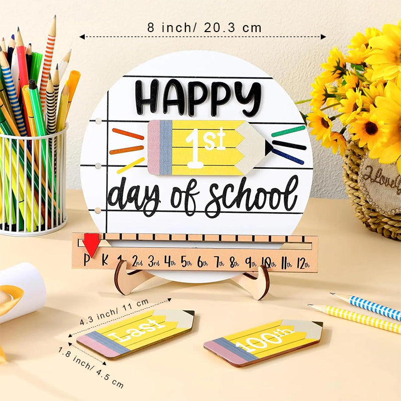 Reusable Back-to-School Milestone Board – Kids' Growth Photo Prop