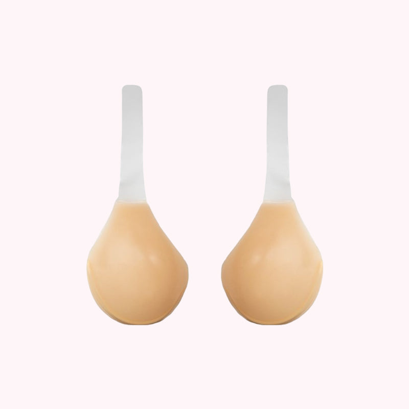 Plus-size invisible adhesive bra
