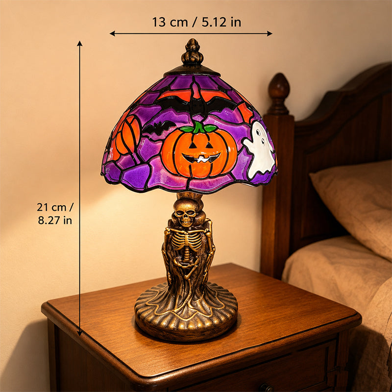 🎃 Lysande spök-, fladdermus- & pumpalampa för bord