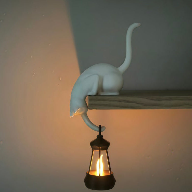 Creative Black Cat Tail Key Holder Hanging Hook For Home Decoration