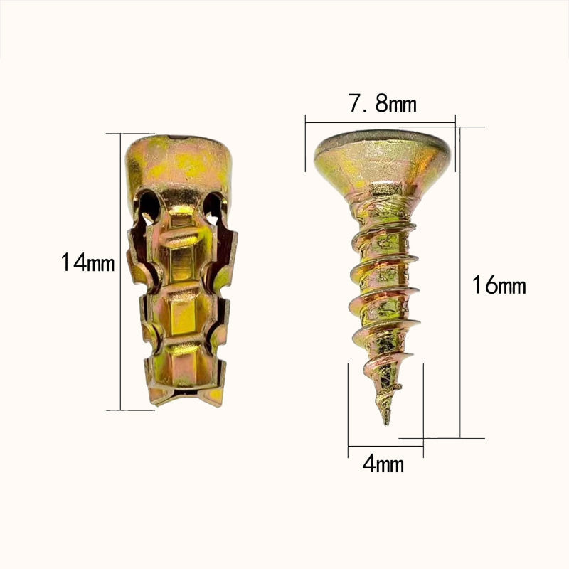 Ekstra kort ekspansjonsfeste 6 × 14 mm