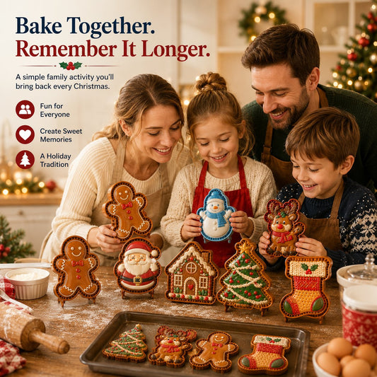 🎄 Kolleksjon av mini-paiformer til jul med 8 design