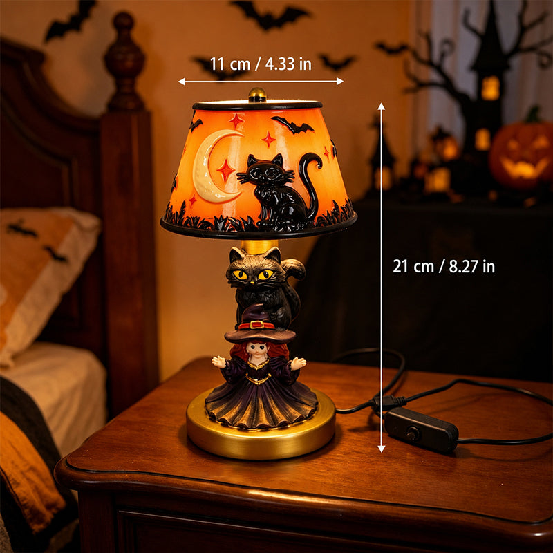🎃 Lysande spök-, fladdermus- & pumpalampa för bord