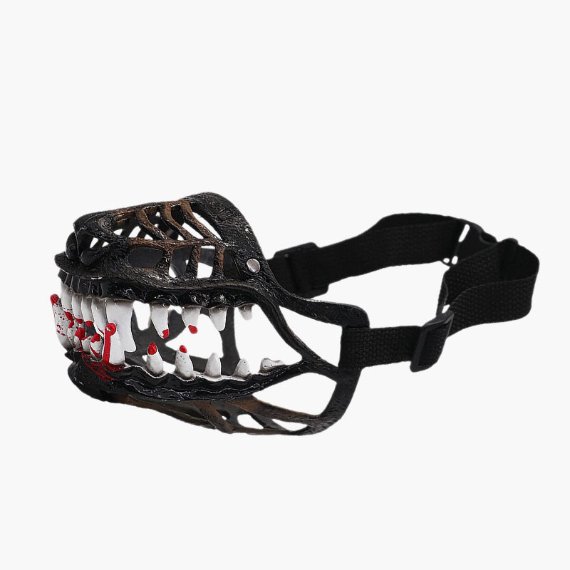 Funny Anti-Bite Dinosaur Dog Muzzle