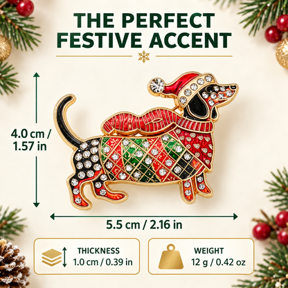 🐾 Dachshund-brosje – Begrenset utgave