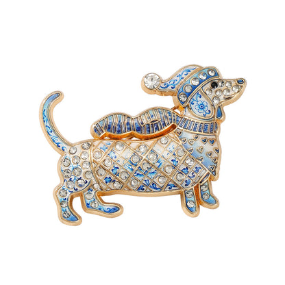 🐾 Dachshund-brosje – Begrenset utgave