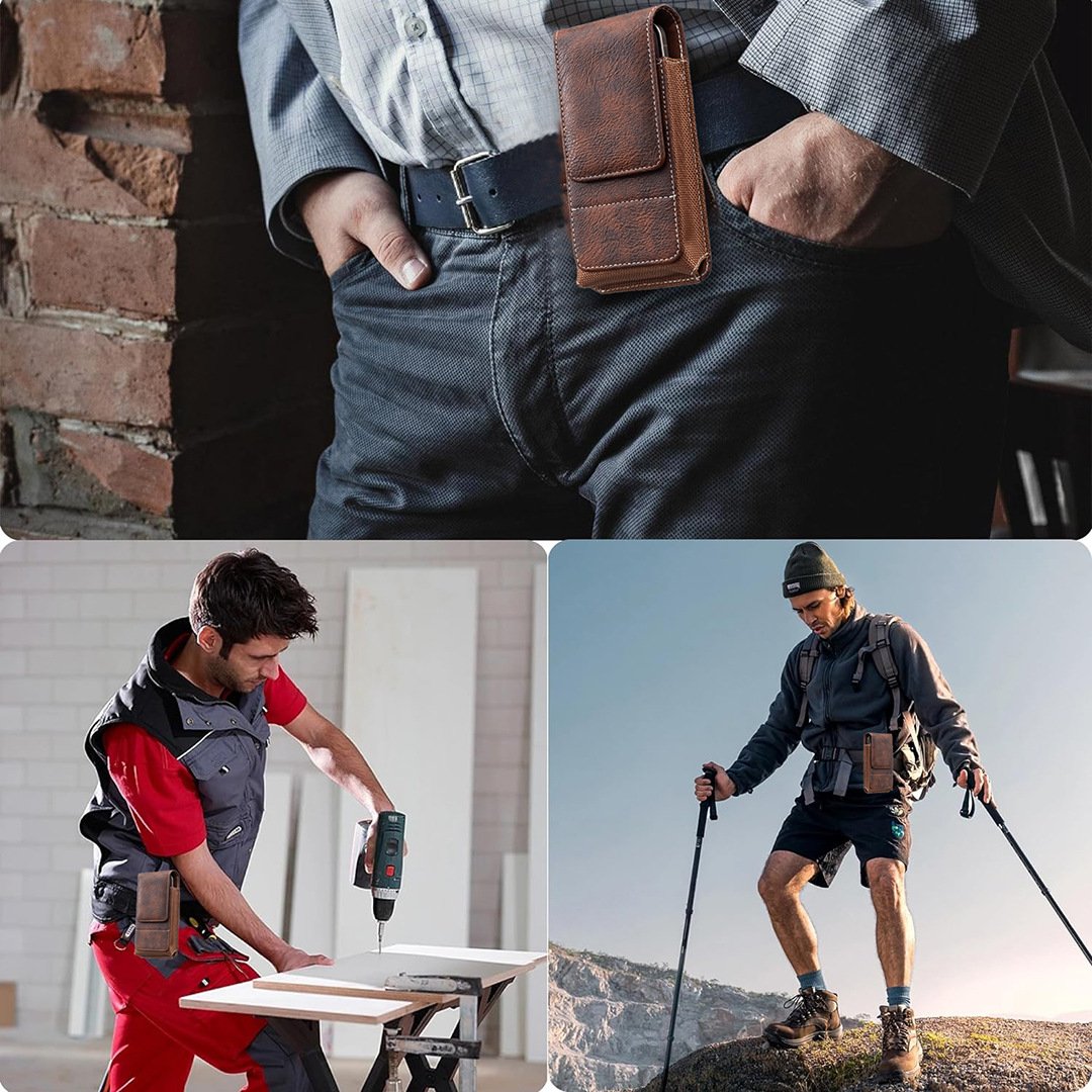 Praktiskt mobilfodral för bältet 📱 Med kortfack & flera smarta fack