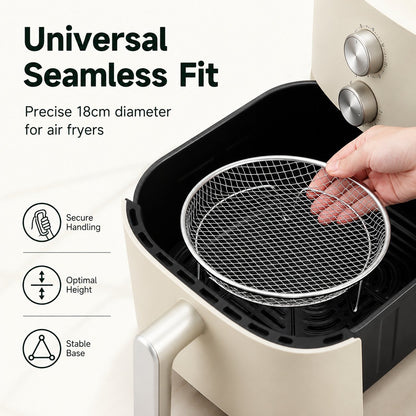 🔥🥘 Rist til airfryer i rustfritt stål – Enkelt til sprø resultater