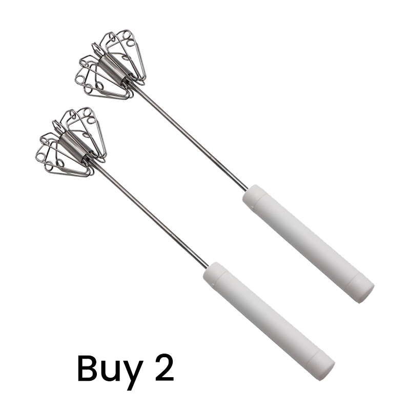 ⚡ Semi-automatic pressure whisk — Easy-to-use manual egg beater 🧁